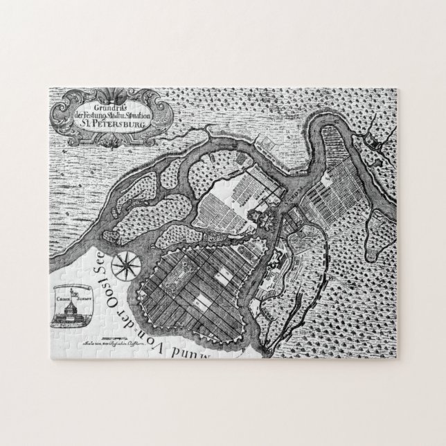 Puzzle Plan de St Petersburg (Horizontal)