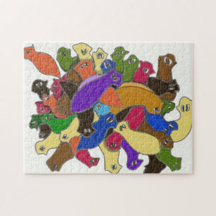 Puzzle Planarian bizco loco