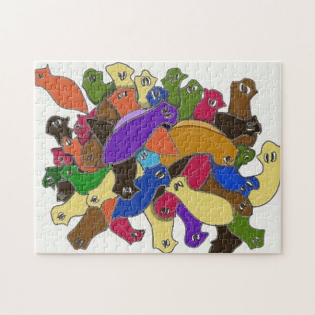 Puzzle Planarian bizco loco (Horizontal)