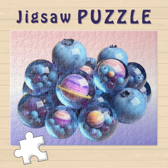 Puzzle Planes de vidrio pastel de arándano cósmico - (Subido por el creador)