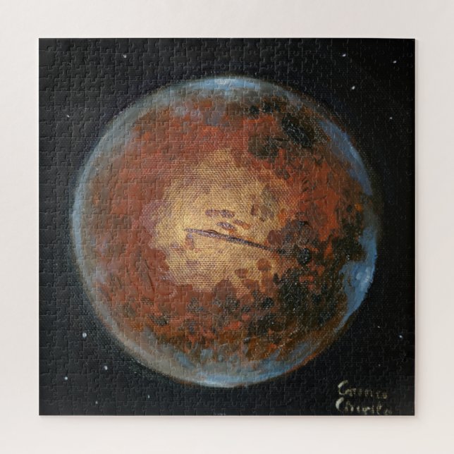 Puzzle Planet Mars (Vertical)