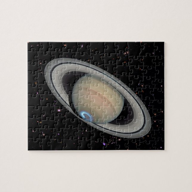 Puzzle Planet Saturn Starry Sky (Horizontal)