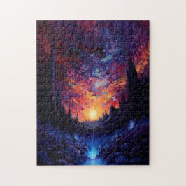 Puzzle Planeta alienígena de salvaje, inspirado en el júp