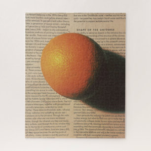 Puzzle Planeta naranja - Forma del universo