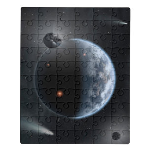 Puzzle Planeta Similar A La Tierra Con Océanos Recubriend