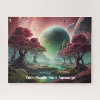 Puzzle Planetas cósmicos y mundos coloridos