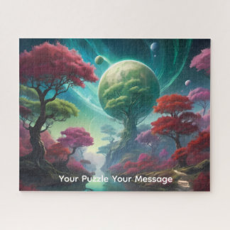 Puzzle Planetas cósmicos y mundos coloridos