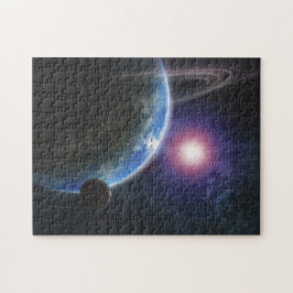 Puzzle Planetas en el espacio