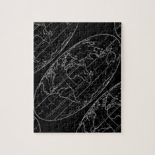 Puzzle planisfera simple/mapas