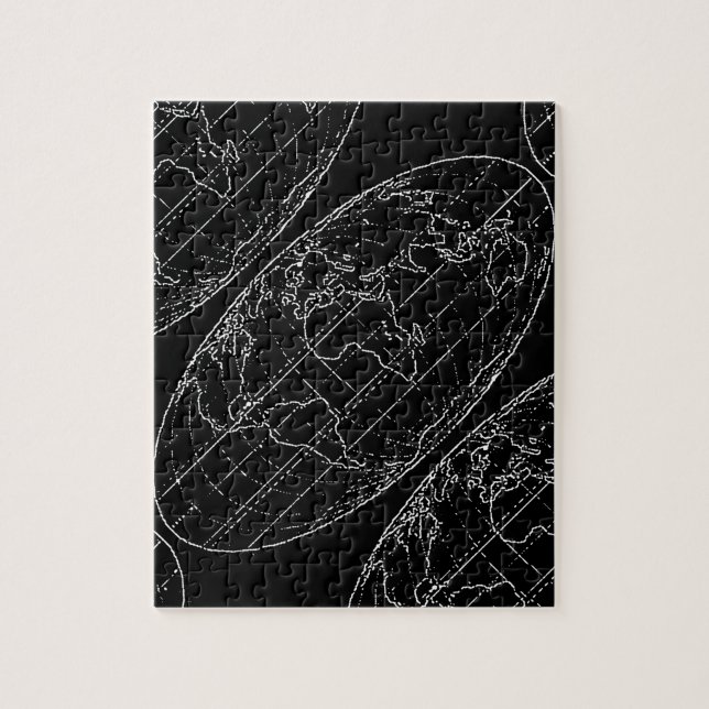 Puzzle planisfera simple/mapas (Vertical)