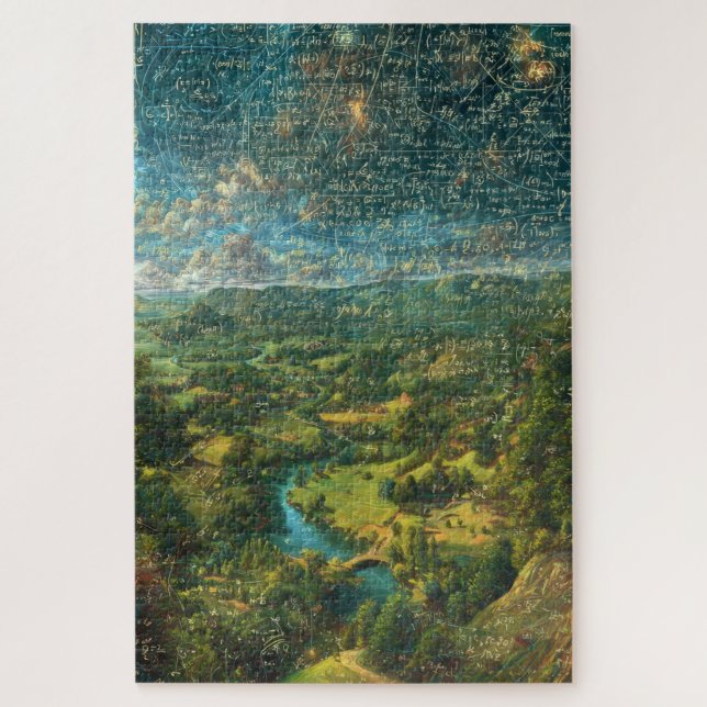 Puzzle Plano Universal: El Valle del Matemático (Vertical)