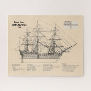 Puzzle Planos de construcción del HMS Victory SD