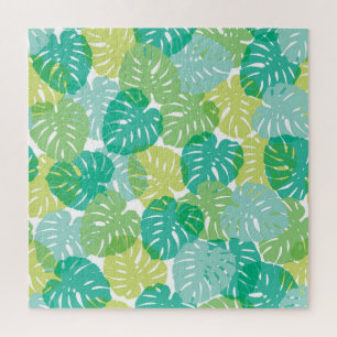 Puzzle Planta de queso exótico: Monstera tropical
