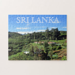 Puzzle plantaciones de té sri lanka