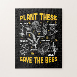 Puzzle Plantar esto salva a las abejas