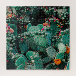Puzzle Plantas de cactus que florecen