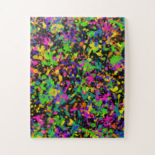Puzzle Plantas de pintura de las luces del norte