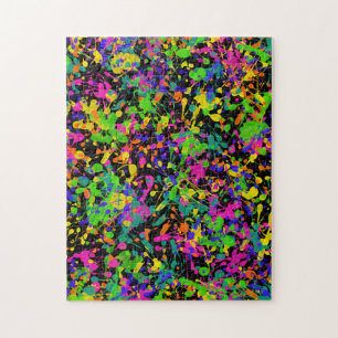 Puzzle Plantas de pintura de las luces del norte