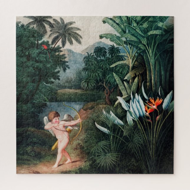 Puzzle Plantas inspiradoras cupido con arte de Ilustracio (Vertical)