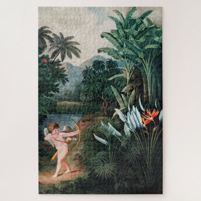 Puzzle Plantas inspiradoras cupido con arte de Ilustracio (Vertical)