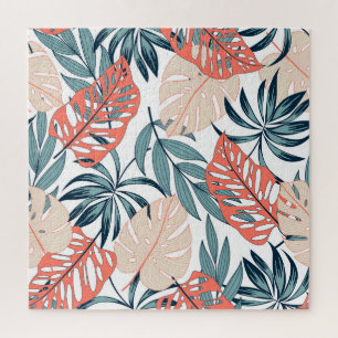 Puzzle Plantas tropicales dejan la impresión de moda