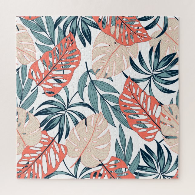 Puzzle Plantas tropicales dejan la impresión de moda (Vertical)