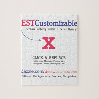 Puzzle Plantilla adaptable del regalo