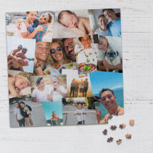 Plantilla De Collage De Fotos Con Gran Superposici