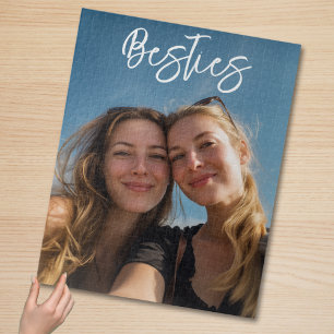 Puzzle Plantilla de fotografía de personalizado Besties