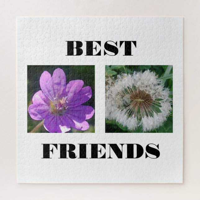 Puzzle Plantilla de imagen de los mejores amigos (Vertical)