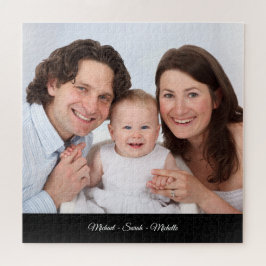 Puzzle Plantilla de nombre de foto personalizado rompecab