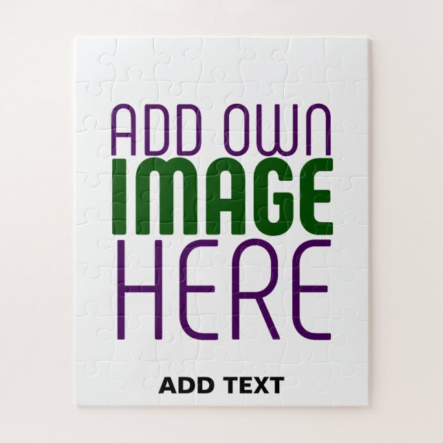 PUZZLE PLANTILLA DE TEXTO DE IMAGEN BLANCA SIMPLE EDITABL (Vertical)