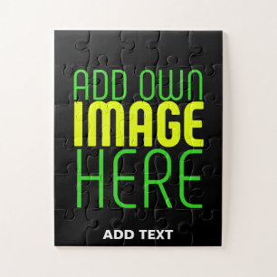 PUZZLE PLANTILLA DE TEXTO DE IMAGEN NEGRA SENCILLA EDITAB