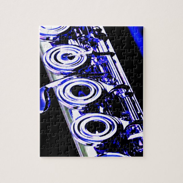 Puzzle Plata flautista artística Metalizado hermosa diver (Vertical)