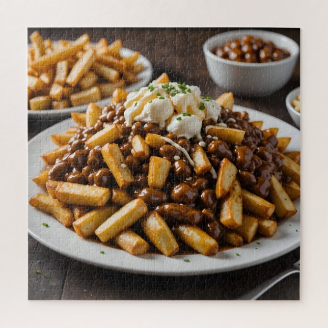 Puzzle Plato de Poutine (Vertical)