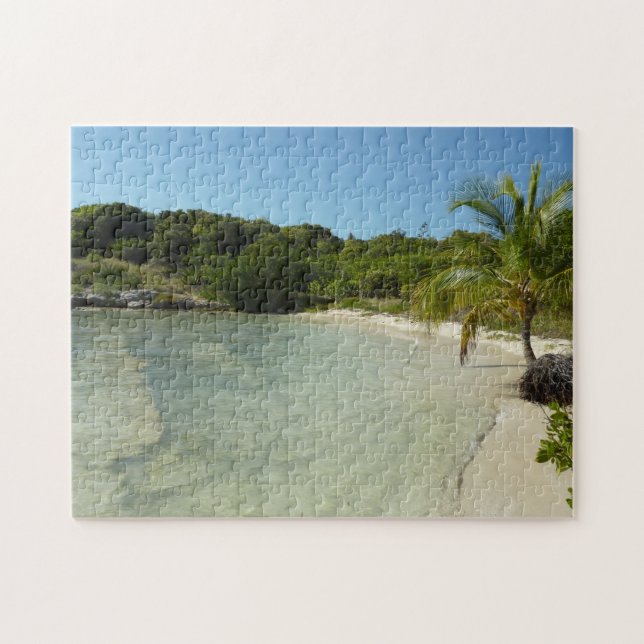 Puzzle Playa Antigua Hermoso Paisaje Tropical (Horizontal)