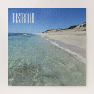 Puzzle playa clara de australia