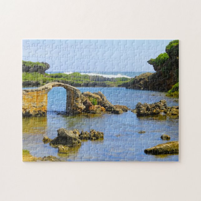 Puzzle Playa Costera de Guam. (Horizontal)