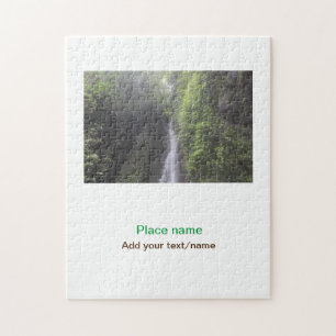 Puzzle playa de agua océano playa añadir nombre de sitio 