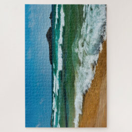 Puzzle Playa de arena dorada Italia olas de grandes olas
