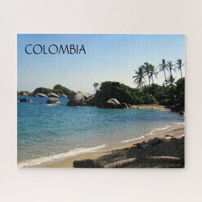 Puzzle playa de colombia carribean (Horizontal)