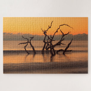 Puzzle Playa de Driftwood en Sunrise Jekyll Island Georgi