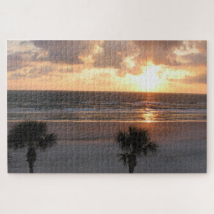 Puzzle Playa de Florida en Palmeras Sunrise