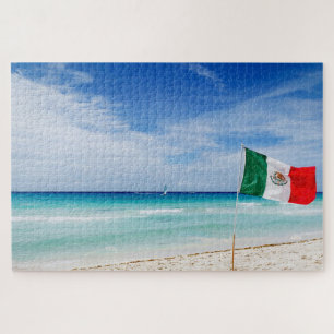 Puzzle Playa de la Bandera Mexicana