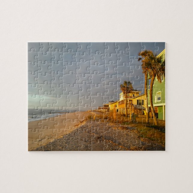 Puzzle Playa de la Isla Edisto Carolina del Sur. Rompecab (Horizontal)