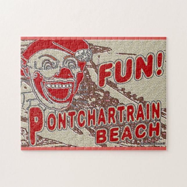 Puzzle Playa de Pontchartrain, Vintage, (Horizontal)