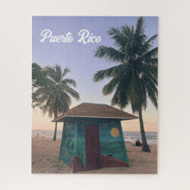 Puzzle Playa de Puerto Rico San Juan Isla Sunset Foto