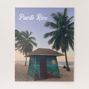 Puzzle Playa de Puerto Rico San Juan Isla Sunset Foto