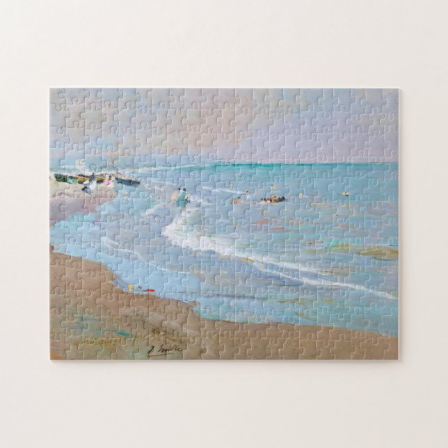 Puzzle Playa de Valencia | Joaquín Sorolla (Horizontal)
