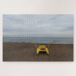 Puzzle Playa en invierno